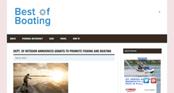 Desktop Screenshot of bestofboating.com